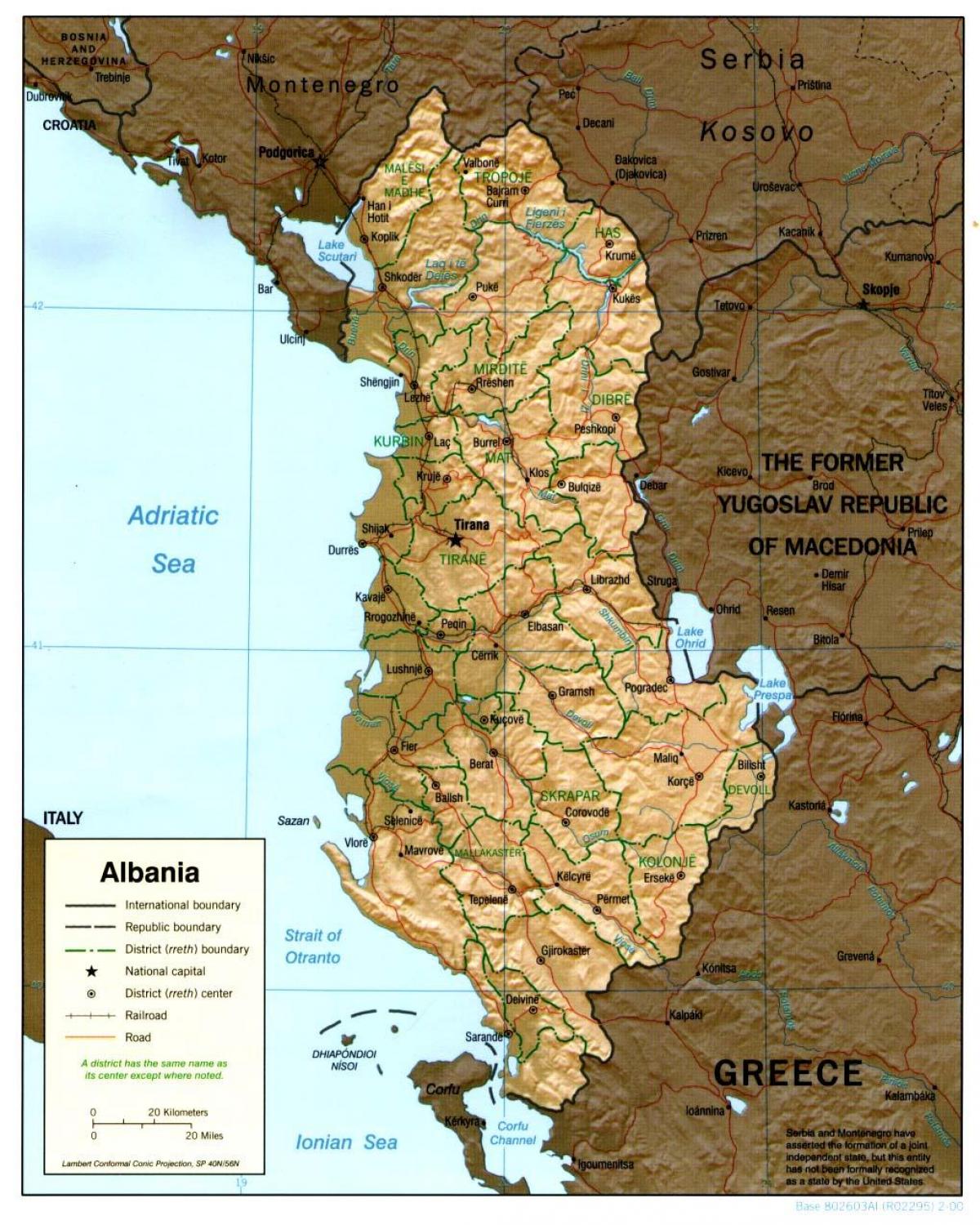 البانی پرانے نقشہ